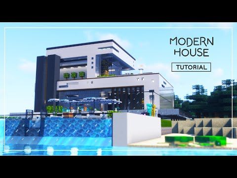 現代的な家を作る - Minecraft街発展にっき