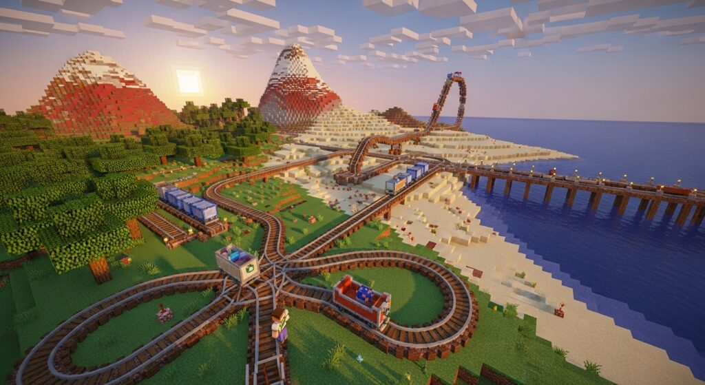 マイクラ 全4種類の「レール」の作り方と使い方を徹底解説！ビビアンのマイクラ攻略ブログ