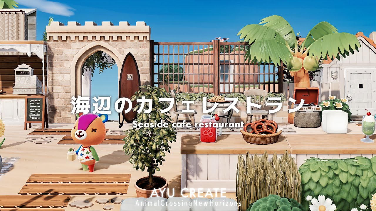 あつ森 海の見えるカフェハピパラ カフェ編Happy Home ParadiseCafeAnimal Crossing NewHorizons DLCハッピーホームパラダイス - あつ森 動画まとめ