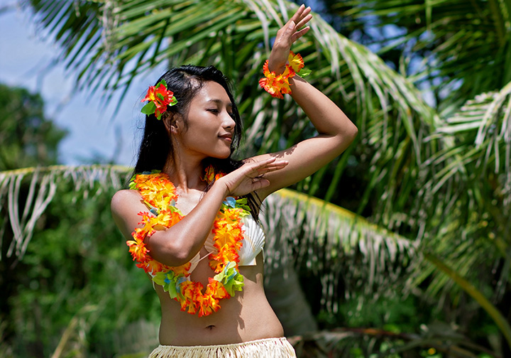 フラショー 素晴らしい本場ハワイのフラショー！！ ハワイの今フラダンスハワイアンモアナルアガーデン2022
