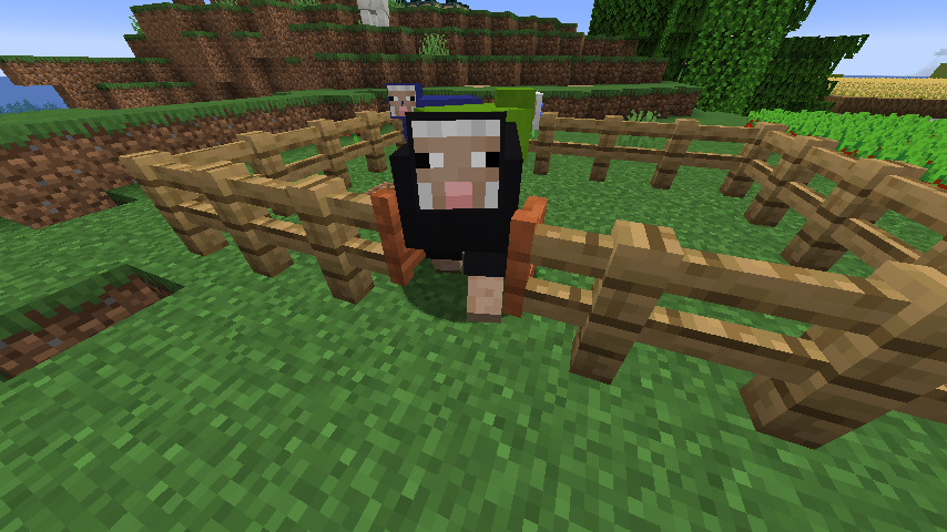 Minecraft 大きなフェンスゲート 門扉