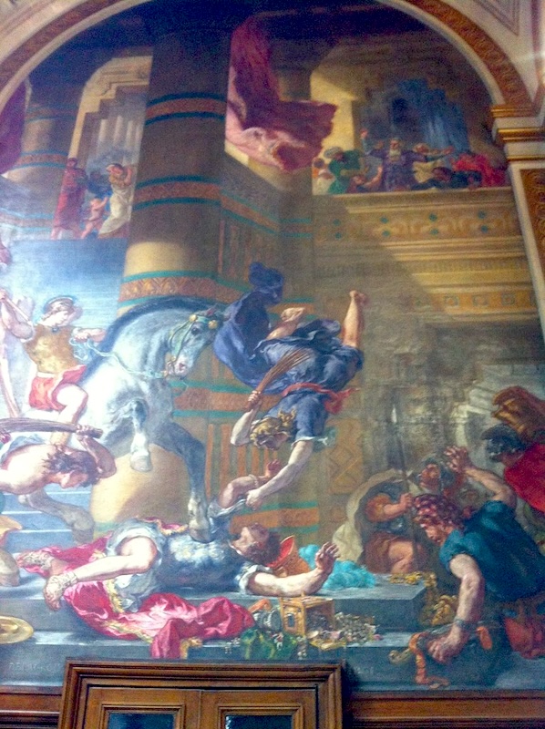 パリ🇫🇷 サンシュルピス教会のライトアップ✨パリに永住💗