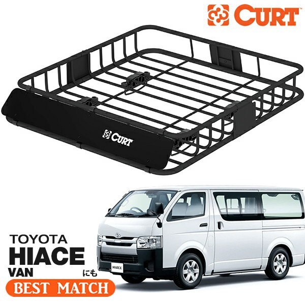 ルーフラック ルーフバスケット ルーフキャリア 18115 105cm×94cm×14cm ハイエース HIACE VANに
