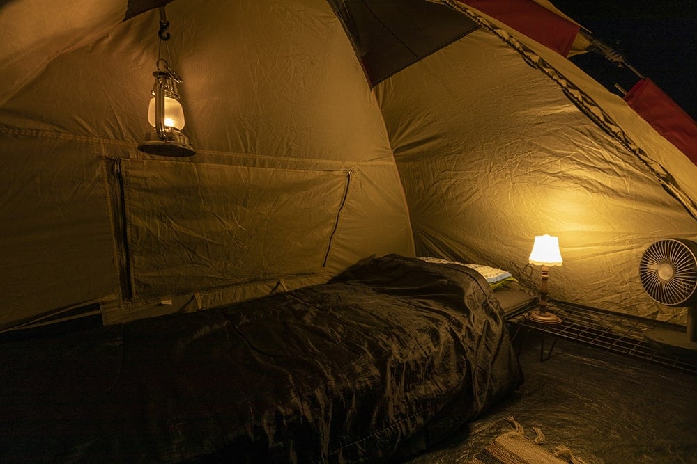 テント内にセラミックファンヒーターは最強かも？～冬キャンプに強力な味方！結露対策にも！だんご3兄弟と一緒に~Let's Camp