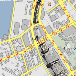 倉敷チボリ公園 シール ステッカー 館内マップ 園内 地図 レトロ 遊園地 土産 乗り物