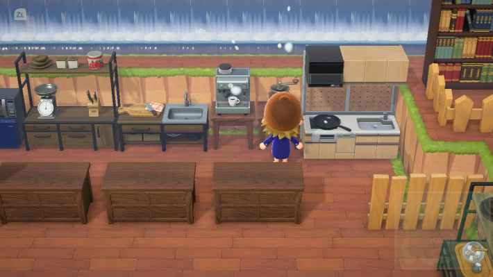 あつ森 ハンバーガーカフェのレイアウト～ヴィンテージモダンインテリアなカフェ～ - マイミーボックス myme box