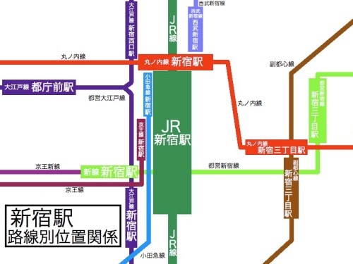 新宿駅 埼京線・湘南新宿ラインから京王線への乗り換え方日本国内の歩き方を色々紹介するブログ