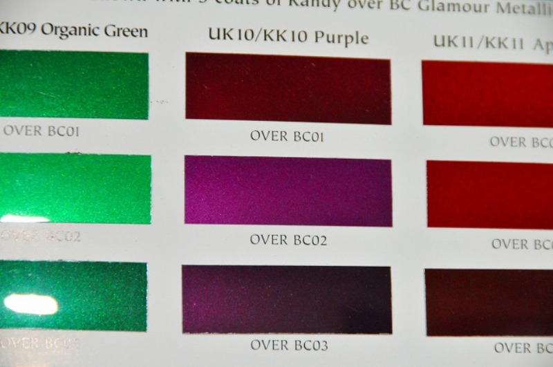 カスタムペイント の種類・マジョーラ-カメレオン塗装 - 究極のカスタムペイントbyウォーリアーズ