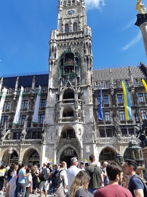 ミュンヘンの新市庁舎ドイツヨーロッパのミュンヘンのランドマーク 写真背景 無料ダウンロードのための画像 - Pngtree