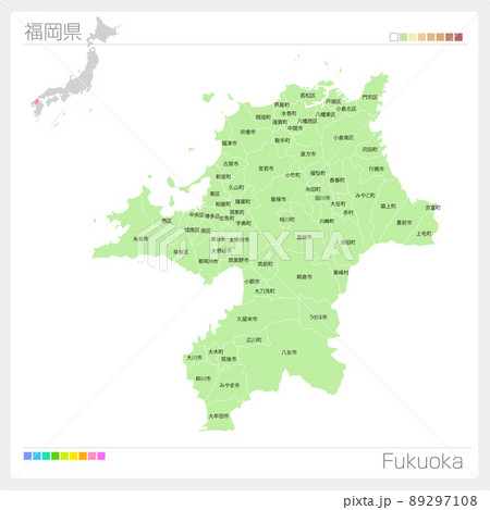 山口県の地図Map-It マップ・イット
