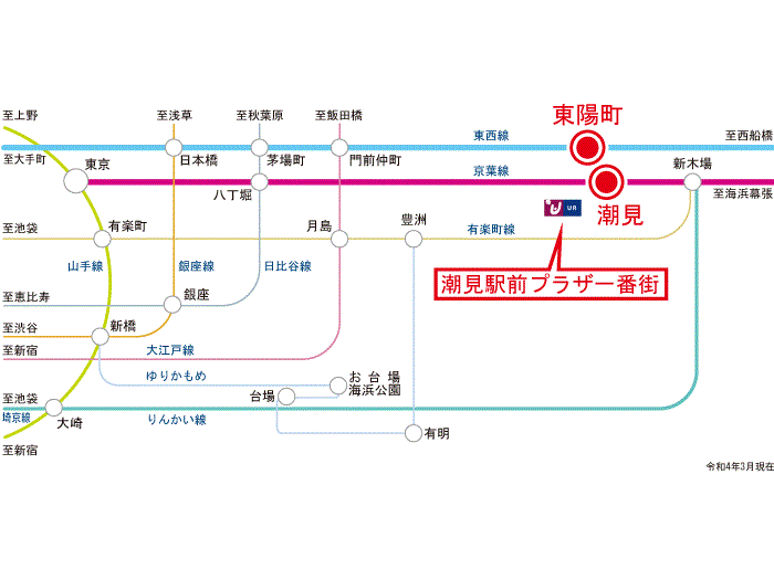 潮見駅」の周辺から：バス停 バス停留所 を探す ホームメイト