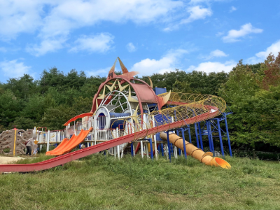 座間・芹沢公園 長いローラーすべり台🎢がすごい！無料で1日遊べる！子連れにおすすめの穴場公園🌳