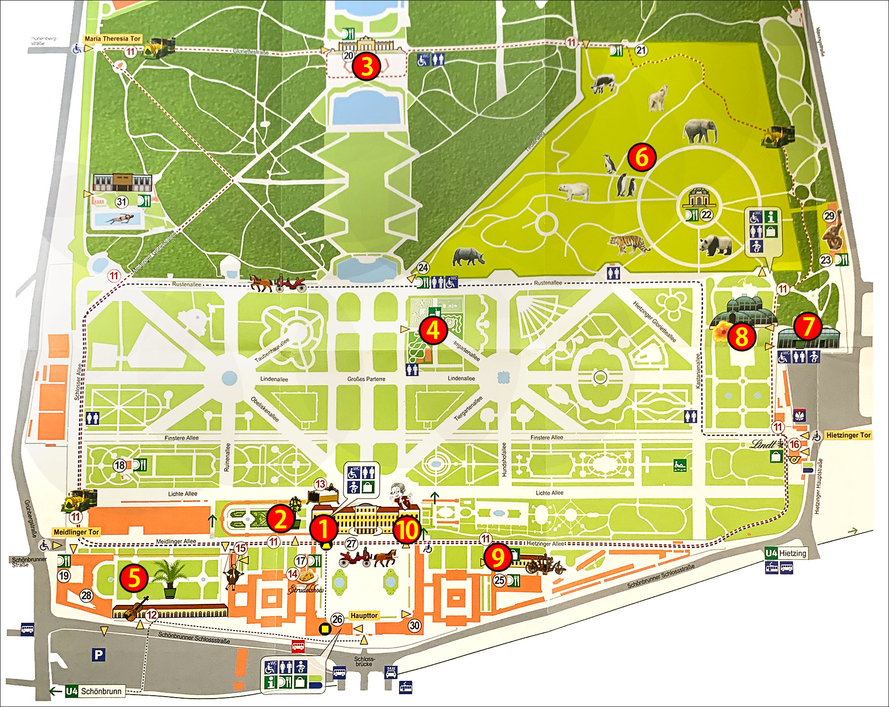 シェーンブルン宮殿の観光を堪能する方法とおすすめホテル３選