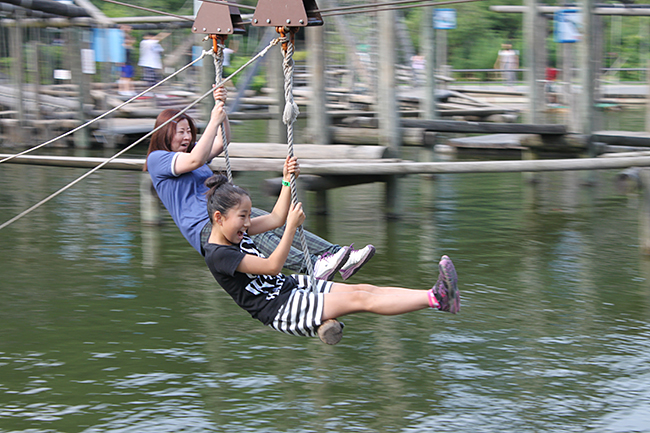 ユーザ投稿8月平日に水上アスレチックをメイン 』清水公園の写真子供とお出かけ情報「いこーよ」