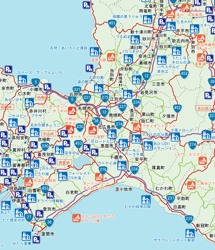 北海道のマップコード