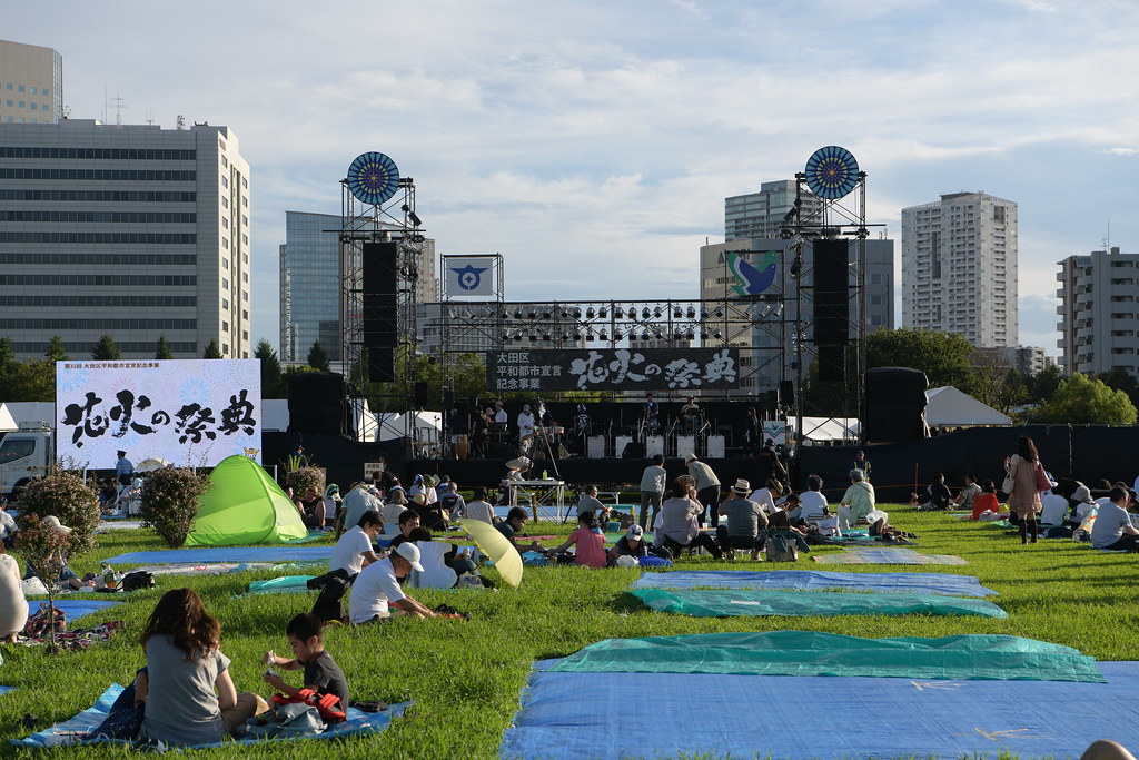 大田区平和都市宣言記念事業「花火の祭典」 - 羽田スタジオ HANEDA ENTERTAINMENT STUDIO - Tokyo Japan