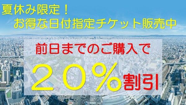 ハルカス300 展望台 入場券＋あべのハルカス美術館「深堀隆介展」アソビュ