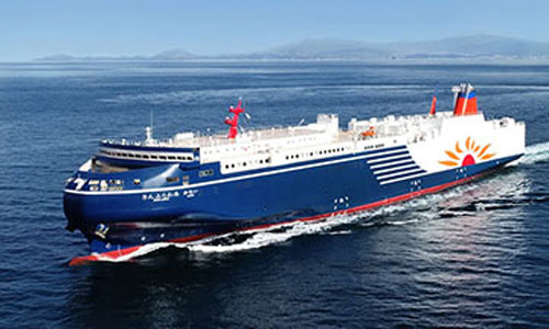 大洗フェリーターミナル Advectionfog