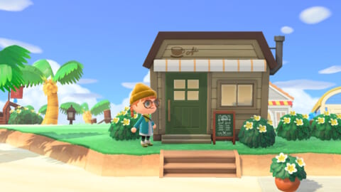 あつ森 海の音が聞こえる小さなカフェ作り ハピパラこころぐゲーム