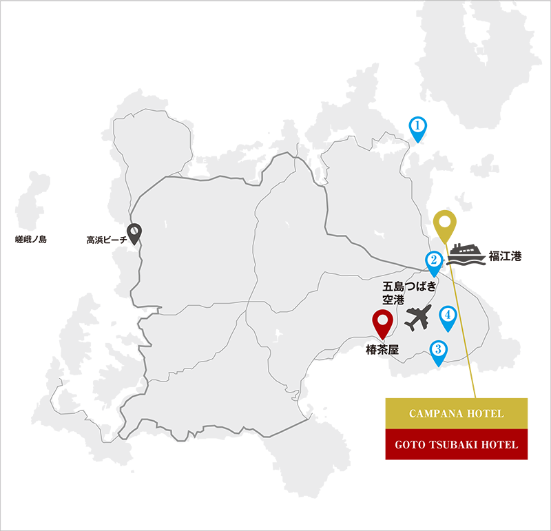 ふくえ観光MAP - 五島市のレンタカーは観光レンタカーにおまかせ！ 五島の観光にどうぞ