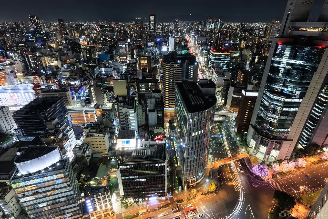 大阪駅前 第3ビルの夜景大阪府大阪市北区-こよなく夜景を愛する人へ
