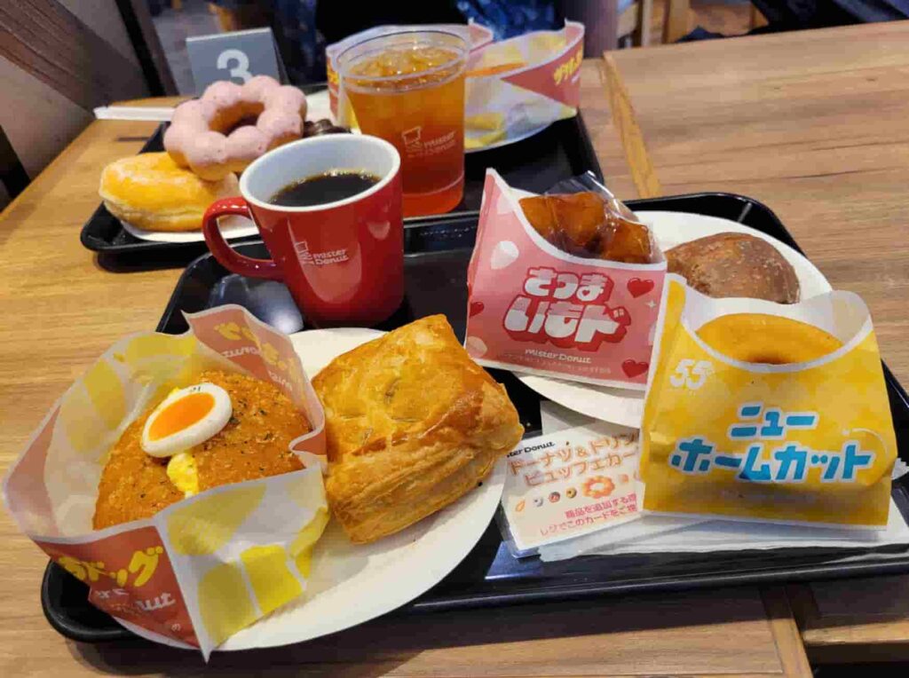 詰め放題 ミスタードーナツ ららぽーと海老名 ドーナツポップ詰め放題 トースト ミスド日々飽食