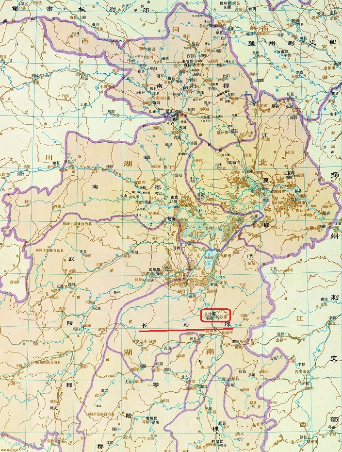 長沙市旅行案内地図_旅情中国