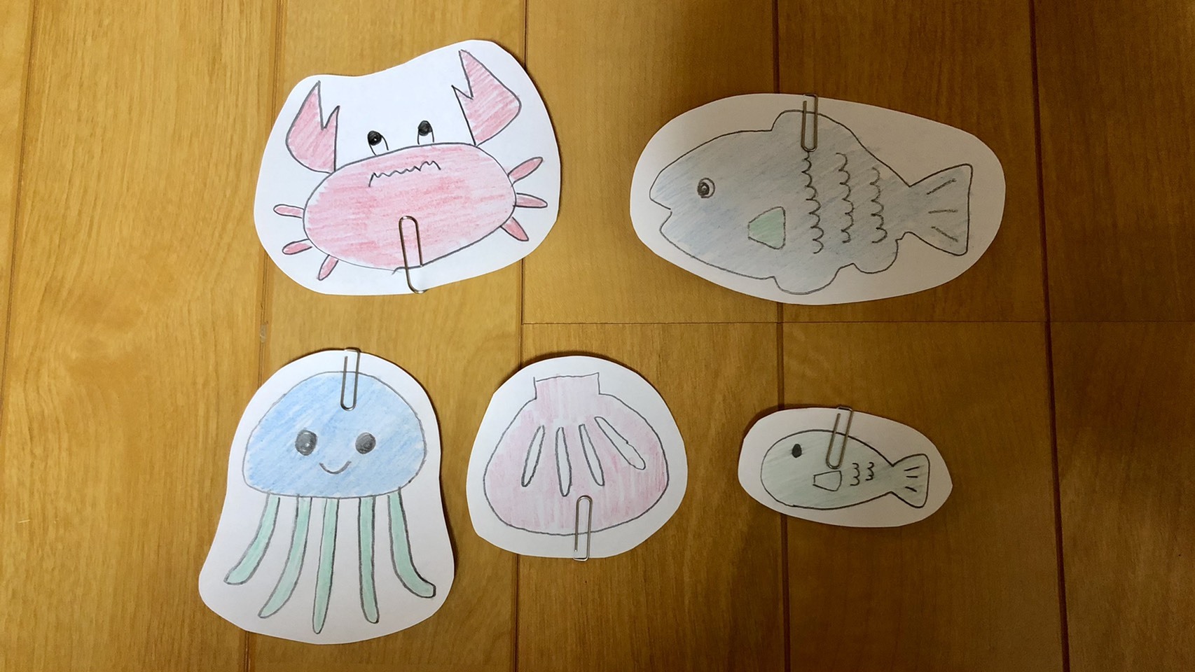 磁石なしだから安心！手作り魚釣りのクリップでの作り方声かけレシピ集 playList:プレイリスト2歳から