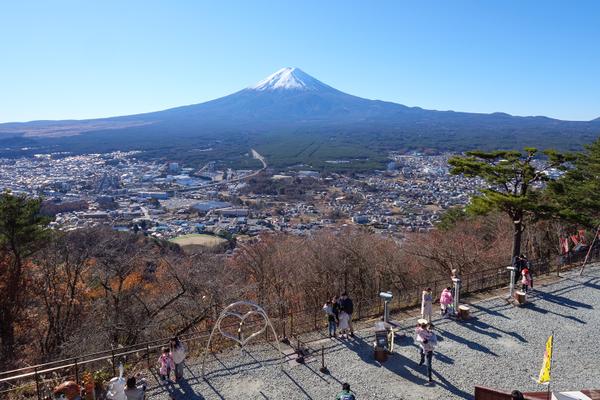 天上山てんじょうやま 1,075m 山梨県富士河口湖町