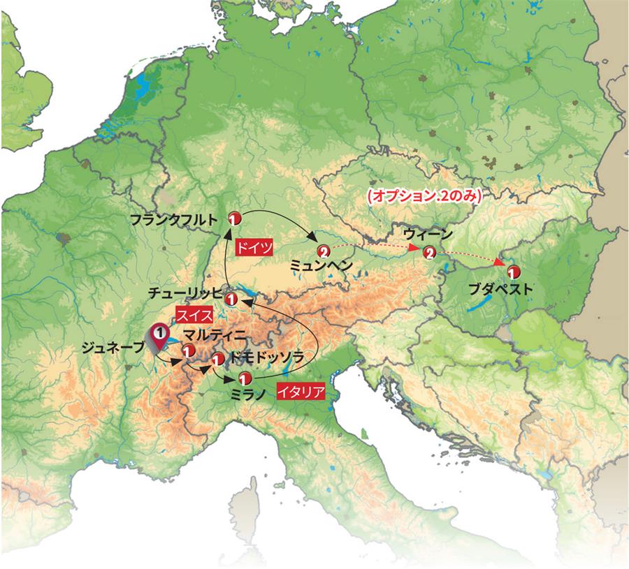 レトロなスタイルのジュネーブスイスの都市地図。白地図。ベクトルイラスト。Premiumベクトル素材