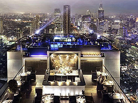 カップルで絶景デート！タイで大ブームのルーフトップバーで360°パノラマの夜景に乾杯しよう♪トリドリ