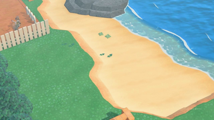 あつ森 岬と海岸沿いのレイアウト！飛び込み台とビーチバレーコートのクリエイト - マイミーボックス myme box