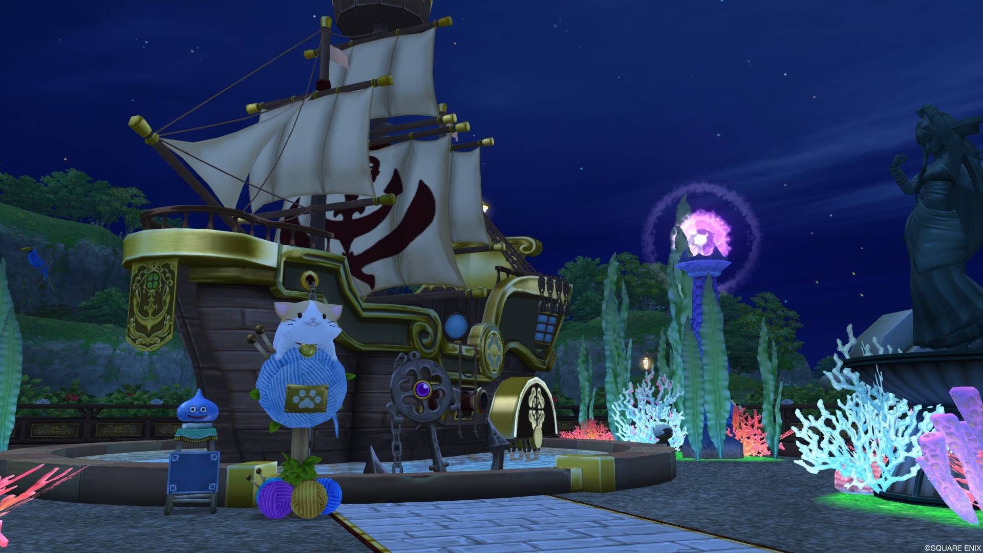 ハウジング「和風のお城の家 Sサイズ 」に訪問してみたうさぎ紳士のドラクエ10日記