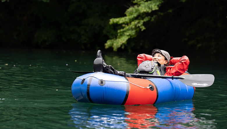 パックラフト MRS インフレータブルボート軽量 ボート スピード抜群 ノマドS1D スプレイデッキあり NomadS1D 本格的フル装備 1人用折り畳みLINEブランドカタログ