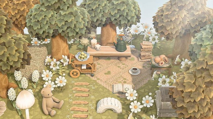 あつ森 省スペースレイアウト４選ちょっとした狭い空間を活用🌿エリアの中間地点を埋めていきます17 島クリエイト