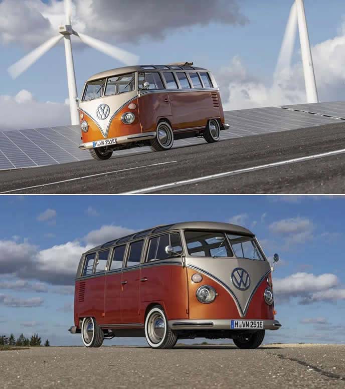 ワーゲンバスのEV版コンセプトカー「Type 20」が披露 - CNET Japan