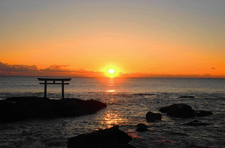 九十九里浜の日の出風景！海から昇る朝日が見える絶景撮影地！千葉県の初日の出スポット