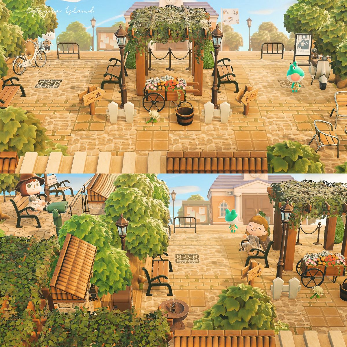 あつ森 これはマネしたい！海外ガチ勢による省スペースを活かしたレイアウト集が参考になる！ - あつ森まとめ速報