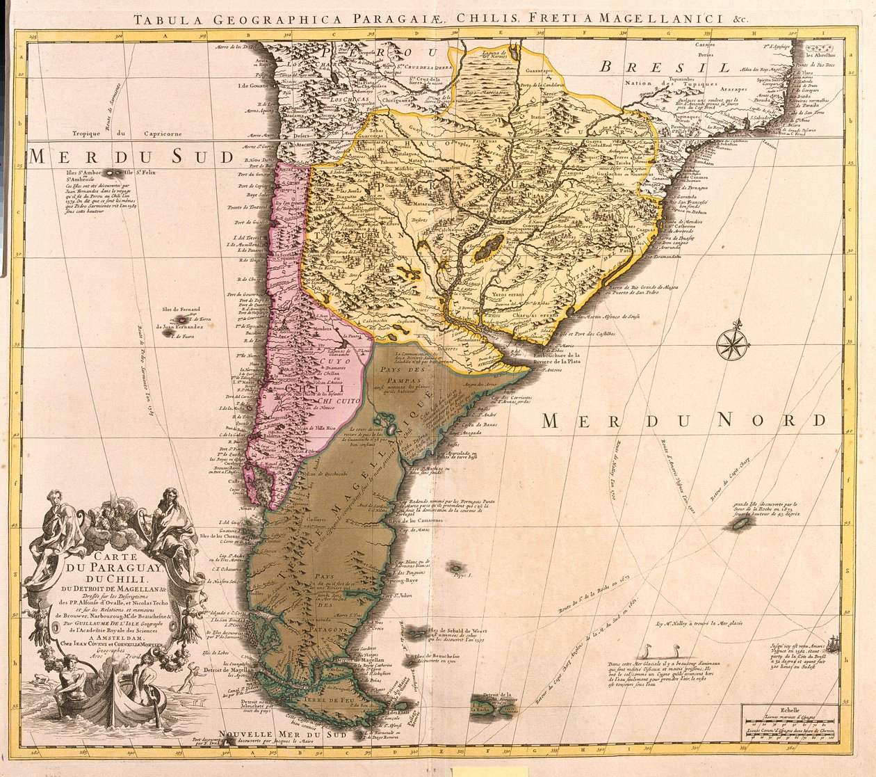 詳しい地図のチリ地図の詳細なチリ 南米-ア