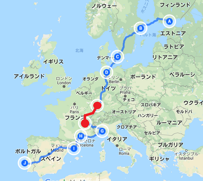 ベルギーの鉄道地図: 地図と鉄道のブログ
