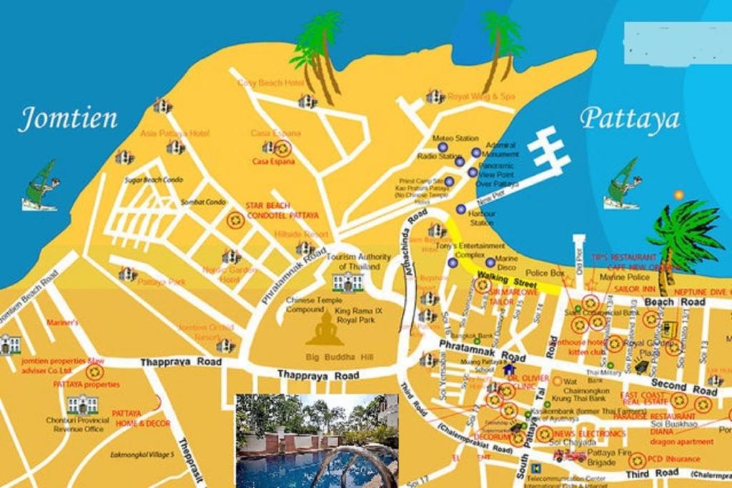 パタヤ市内 ウォーキングストリート近辺 からバンコク方面 エカマイバスターミナル への行き方 2022年版～世界の歩き方～It's aSmall World