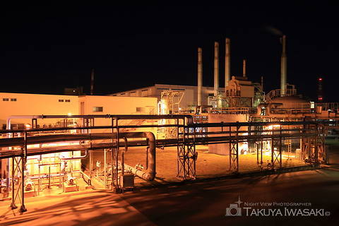 関西熱化学付近の夜景 兵庫県尼崎市