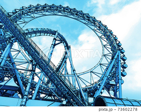 ジェットコースターのイラスト無料のフリー素材 イラストエイト