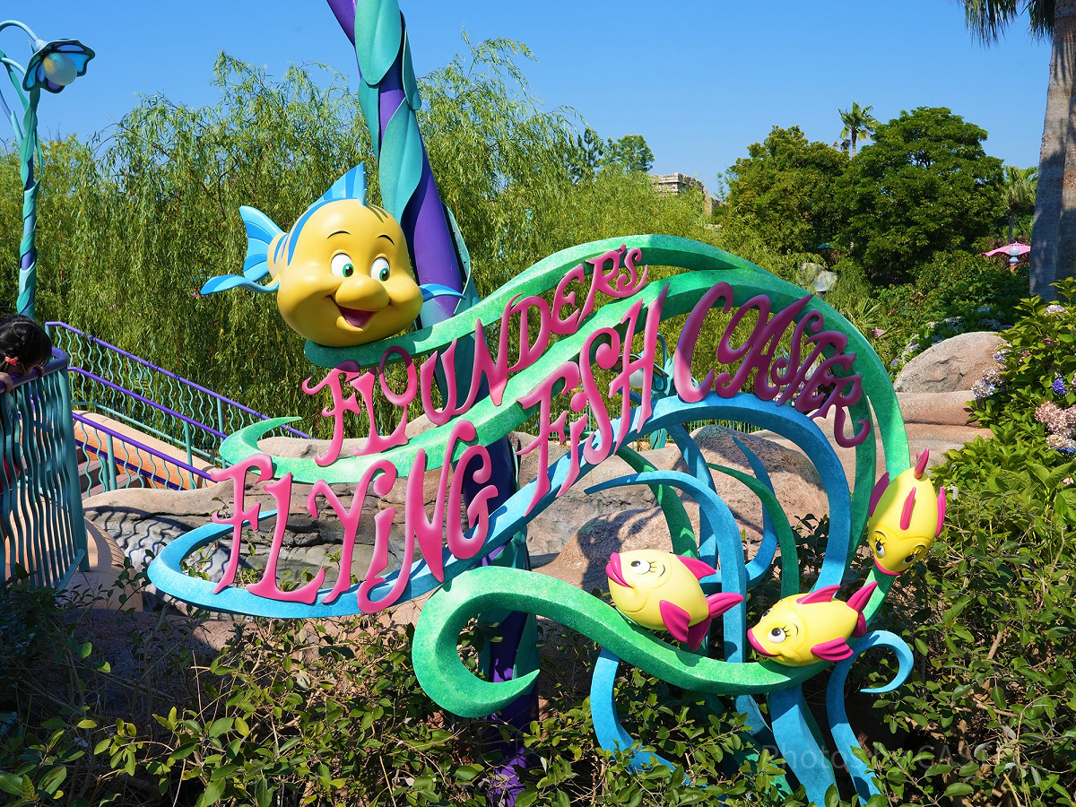 フランダーのフライングフィッシュコースター舞浜図鑑Maihamazing