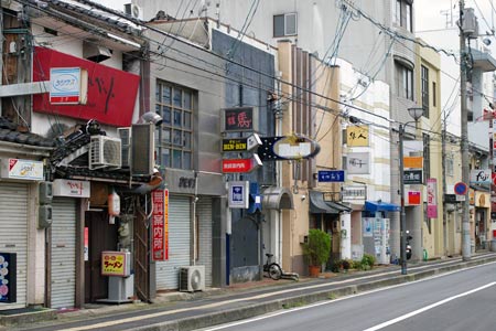 島根 夜の松江の歓楽街エリアを散策 Shimane Stroll through Matsue's entertainment district 4K