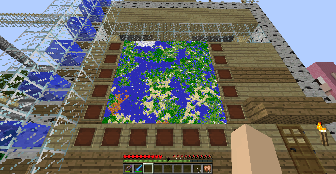 マイクラ・動物の移動その２福島から東方とか