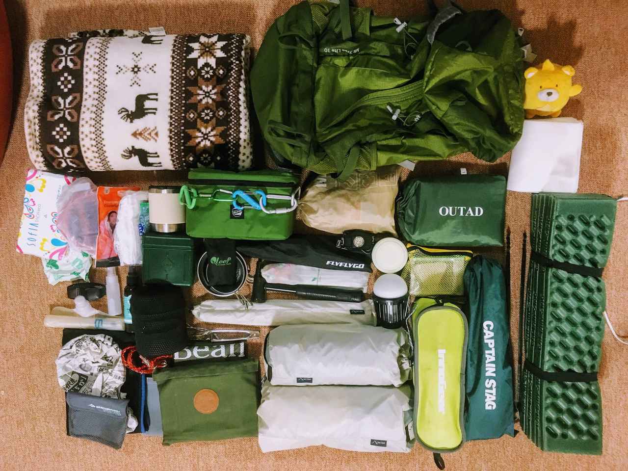 ソロキャン装備一式_キャンプ歴3年のソロキャンパーがバックパックの中身を紹介ソロキャンブログ