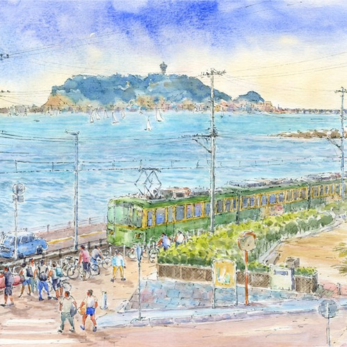 地元愛にあふれる人々に聞いたイラストマップ「江の島・片瀬MAP」を制作しました織田博子 オダヒロコ ポートフォリオ oda Hirokoportfolios