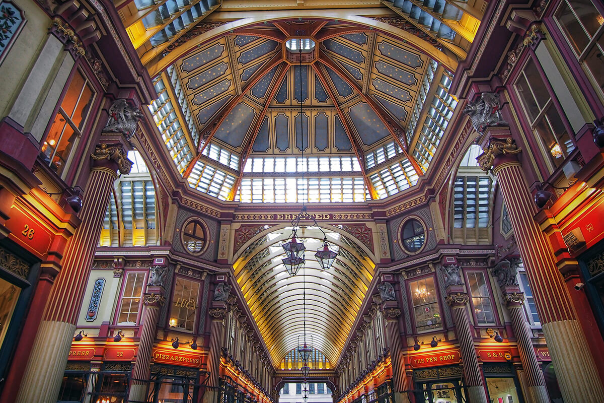 ハリーポッターのロケ地「レドンホールマーケット」！ みゅうロンドンブログオプショナルツアー・現地ツアーの みゅう