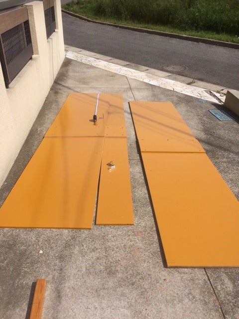 サーフボードラック付き自転車置き場を自作DIYアルミを届ける！フレームDIYラボ